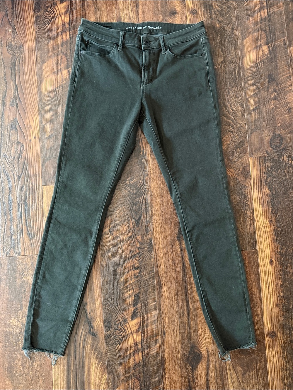 Articles Of Society Dark Gray Skinny Jeans